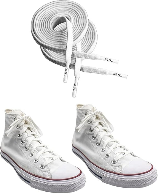 EZ Elastic Laces, White