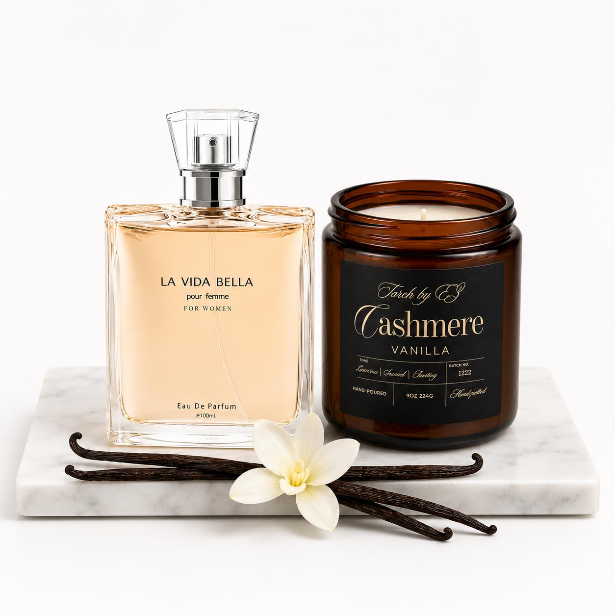 EZ Torch La Vida Bella & Cashmere Vanilla Fragrance Collection
