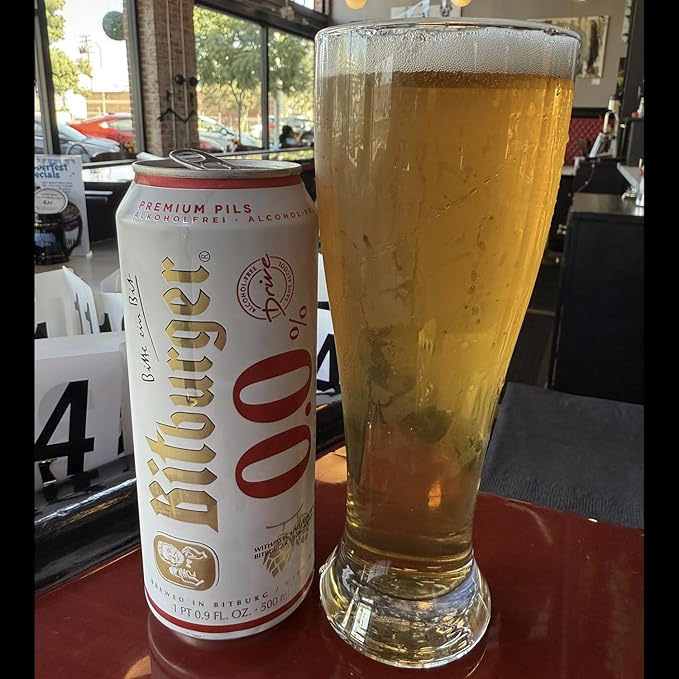 Bitburger Drive Non-Alcoholic Beer, Award Winning Beer from Germany, 16oz Can
