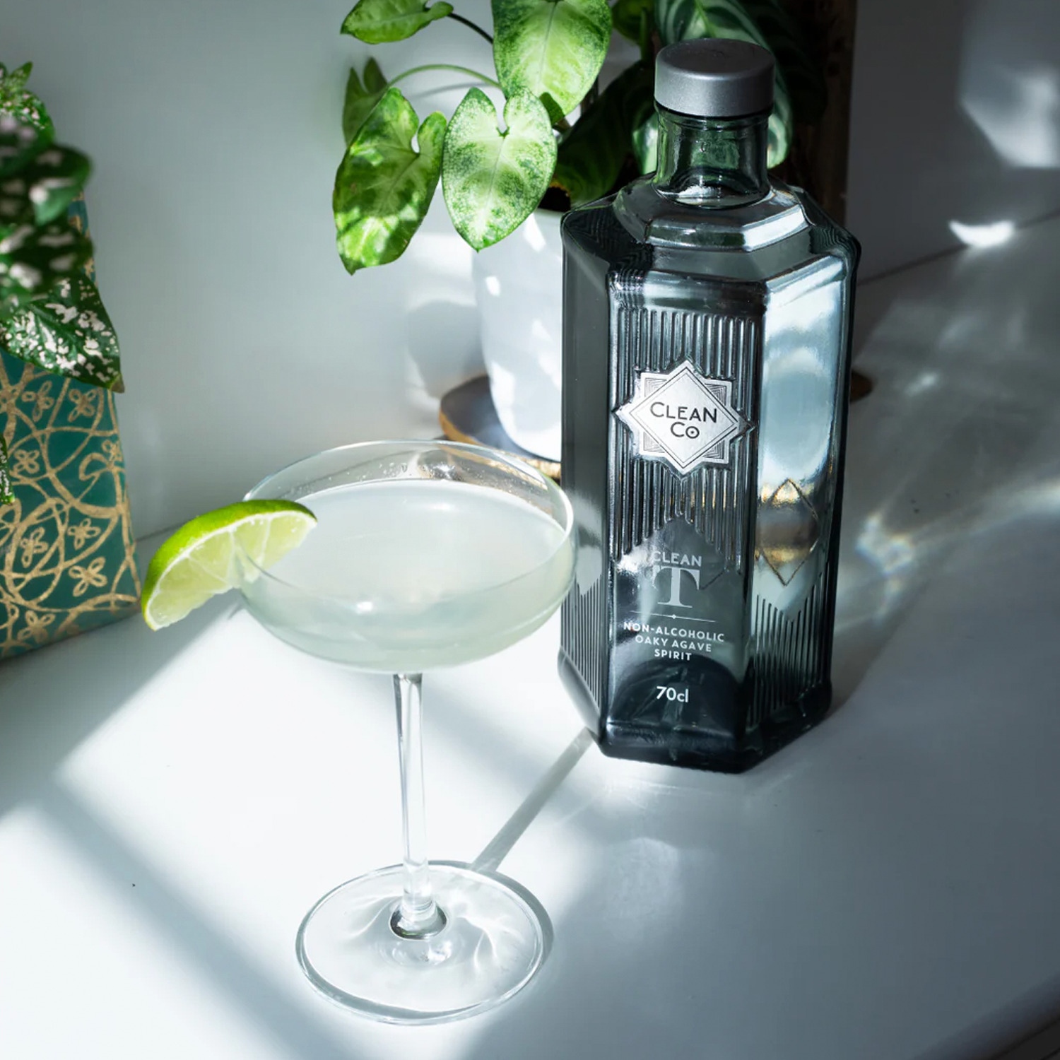 Clean Co Non-Alcoholic Tequila Alternative 700ml Bottle  | Made in England | Premium Alcohol-Free Spirit | Sugar Free, Gluten Free Spirits - GoDpsMusic