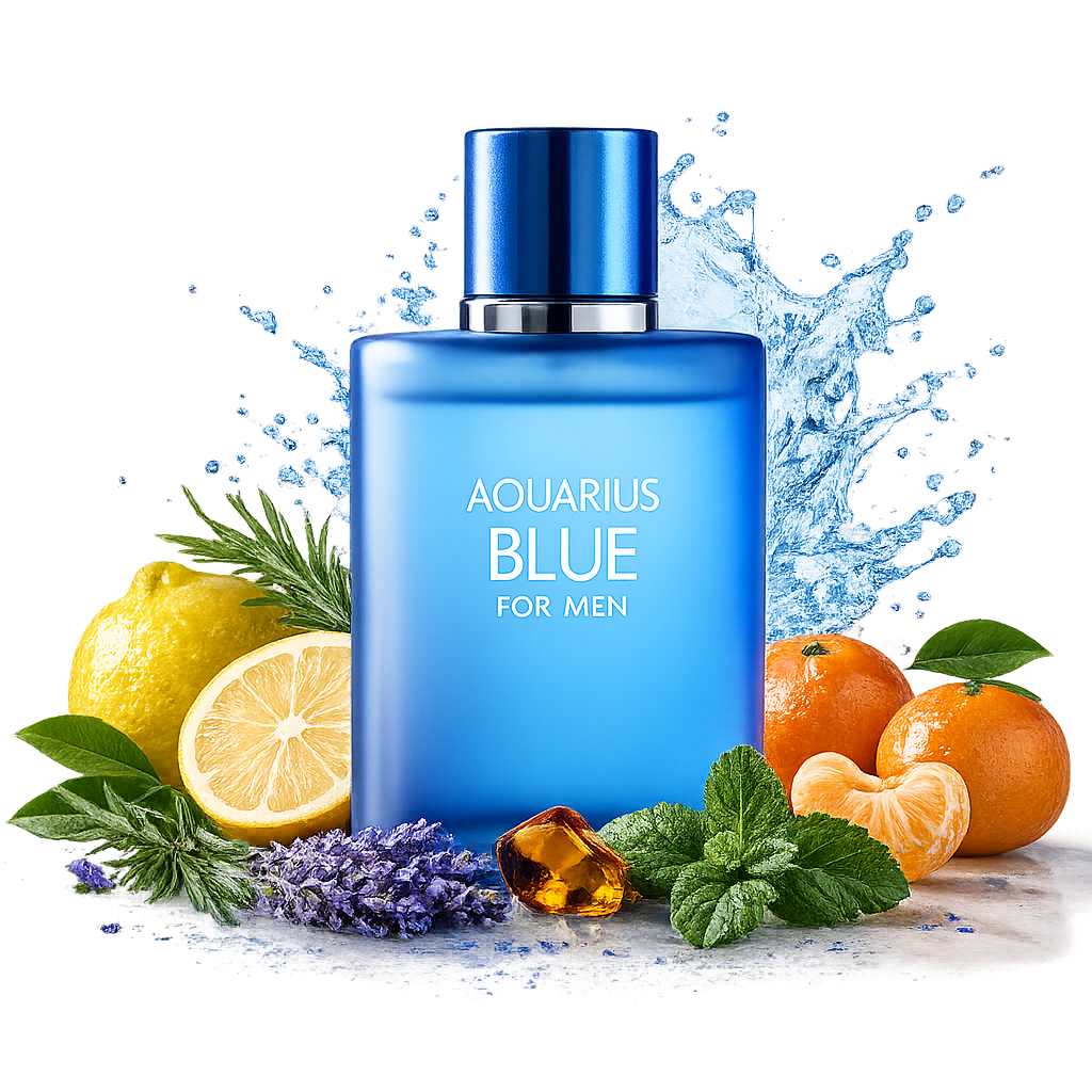 Aquarius Blue for Men, 3.4 Fl Oz (100ml)