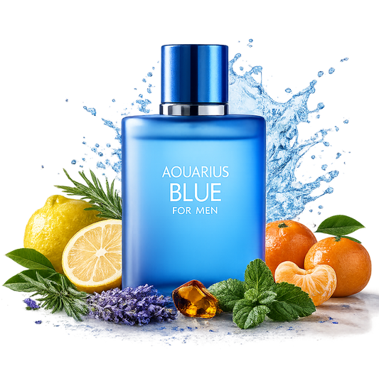 Aquarius Blue for Men, 3.4 Fl Oz (100ml)