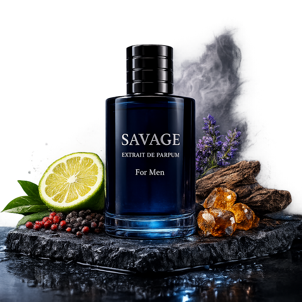 Savage Extrait de Parfum for Men, 3.4 Fl Oz (100ml)