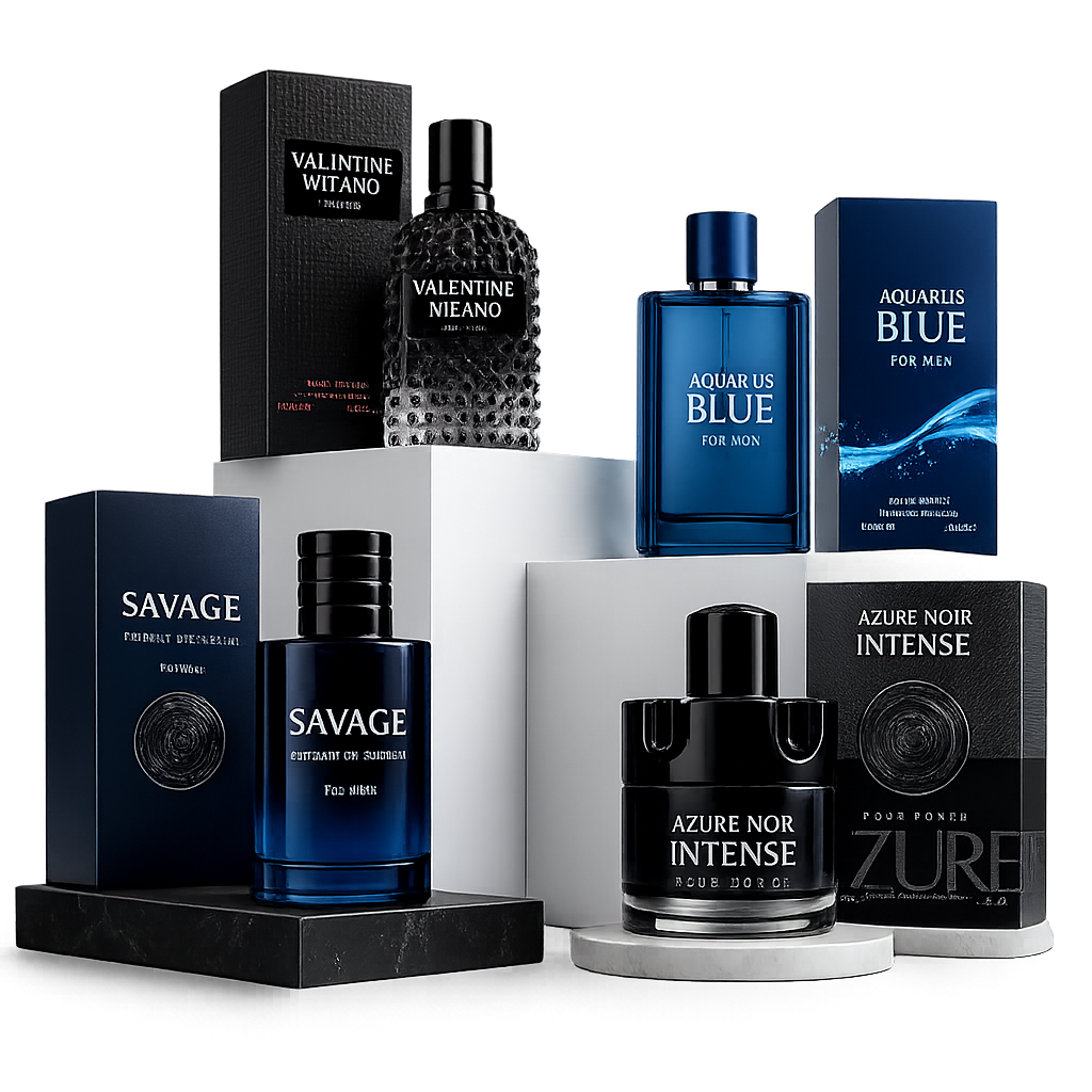 Midnight Aura Collection Men’s Cologne Gift Set – 4 Pieces