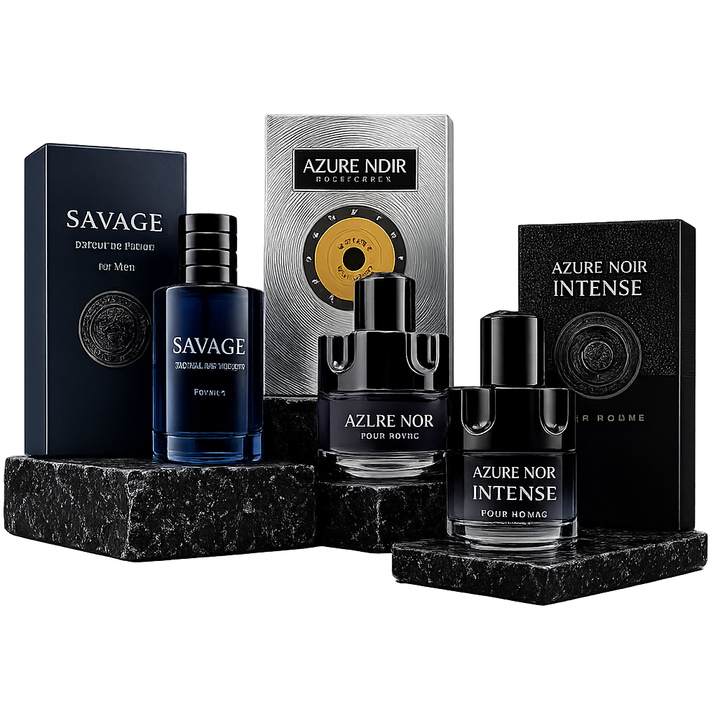 Luxury Noir Collection for Men – 3 Piece Cologne Gift Set