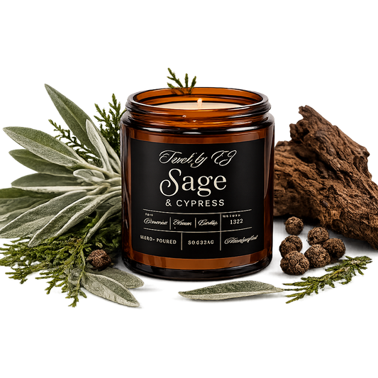 Torch by EZ Sage & Cypress | Coconut Apricot Wax Blend – 9oz