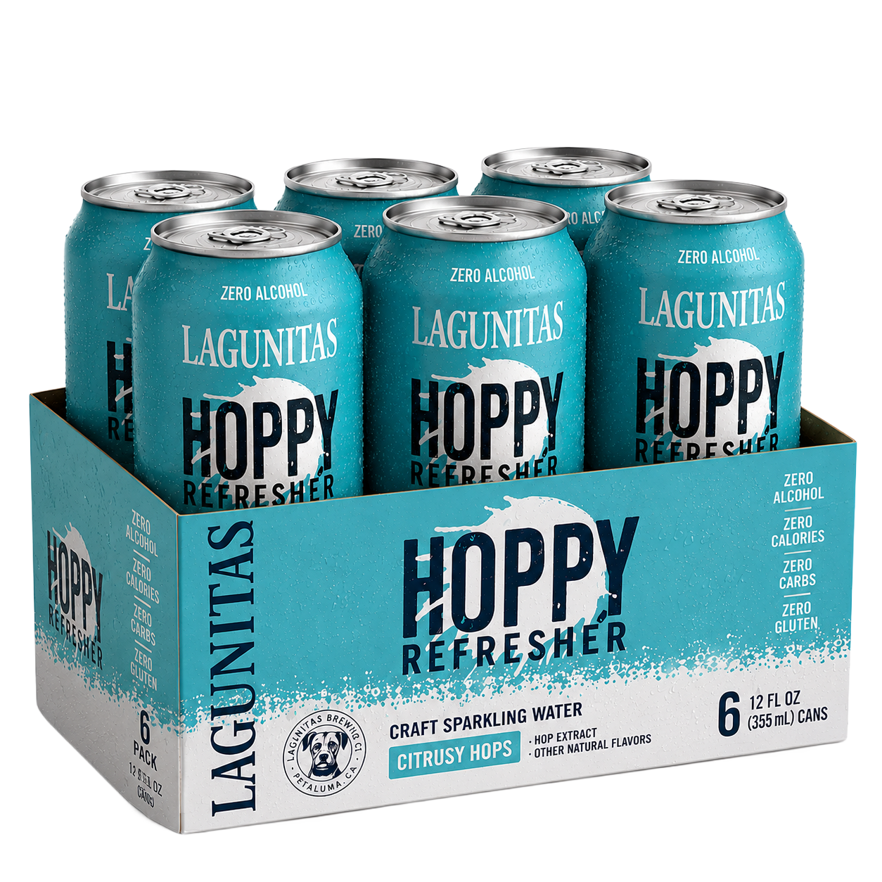 Lagunitas Hoppy Refresher Non-Alcoholic Hop Water Drink - 12oz Cans