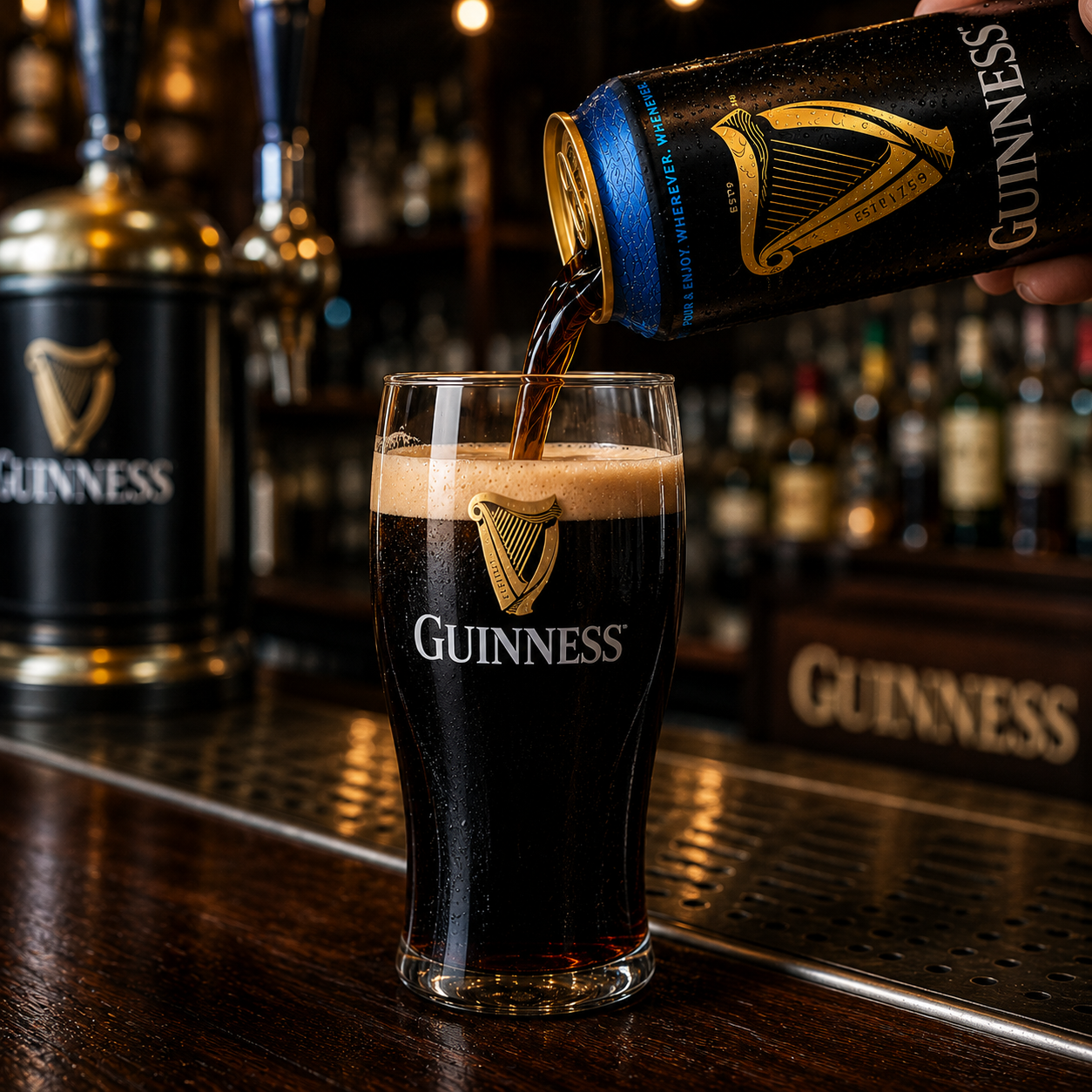 Guinness 0 Zero Non-Alcoholic Draught Stout Beer | 14.9oz Cans |