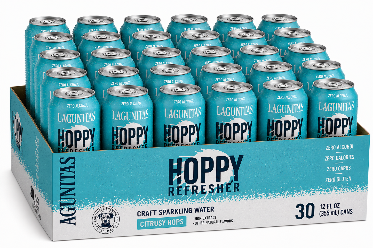Lagunitas Hoppy Refresher Non-Alcoholic Hop Water Drink - 12oz Cans