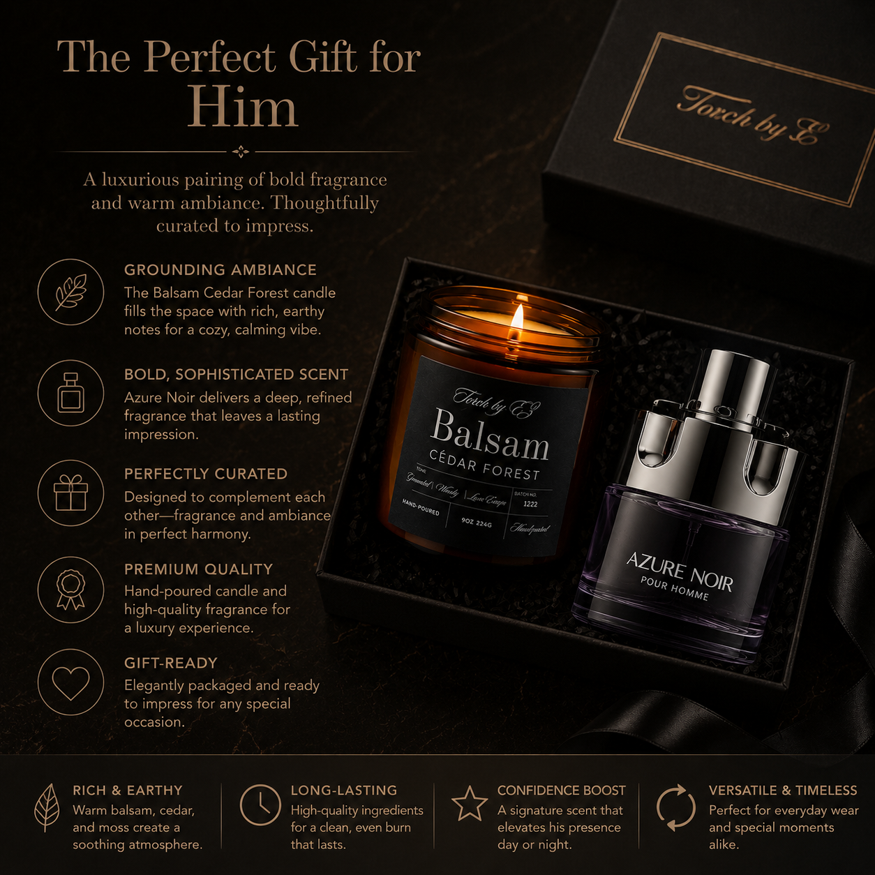 EZ Torch Savage & Balsam Cedar Forest Fragrance Collection