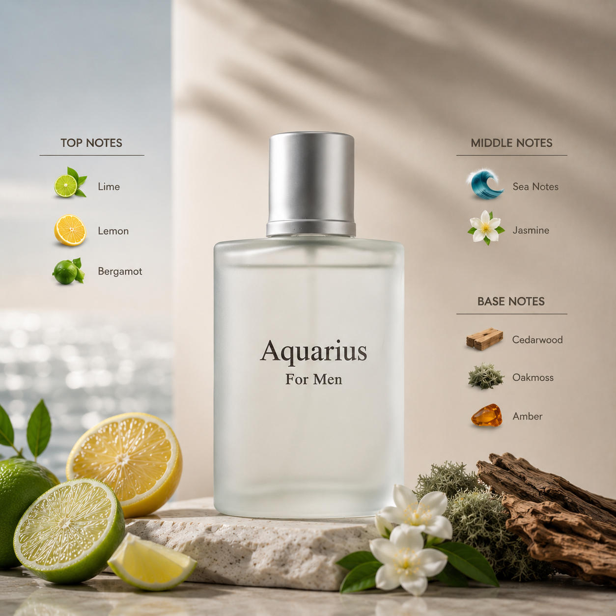 Fresh Everyday Collection for Men – 3 Piece Cologne Gift Set