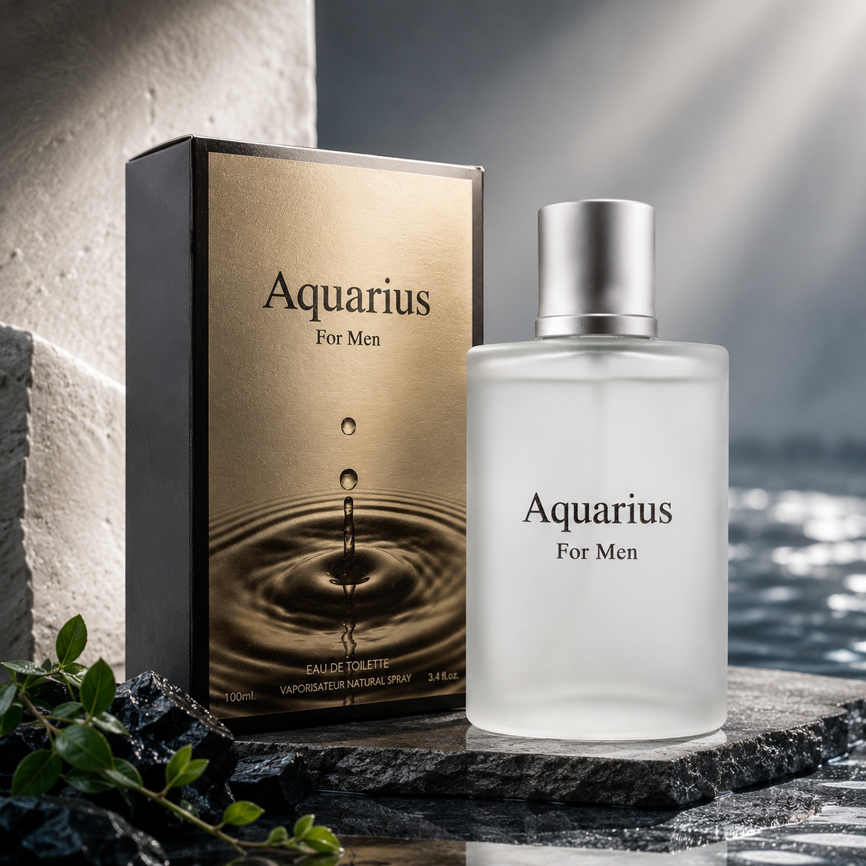 Aquarius for Men, 3.4 Fl Oz (100ml)