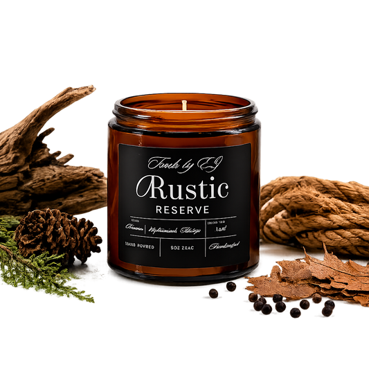 Torch by EZ Rustic Reserve | Coconut Apricot Wax Blend – 9oz