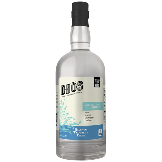Dhos Blanco Tequilla Free Non-Alcoholic Tequila Spirit Alternative - 750ml Bottles