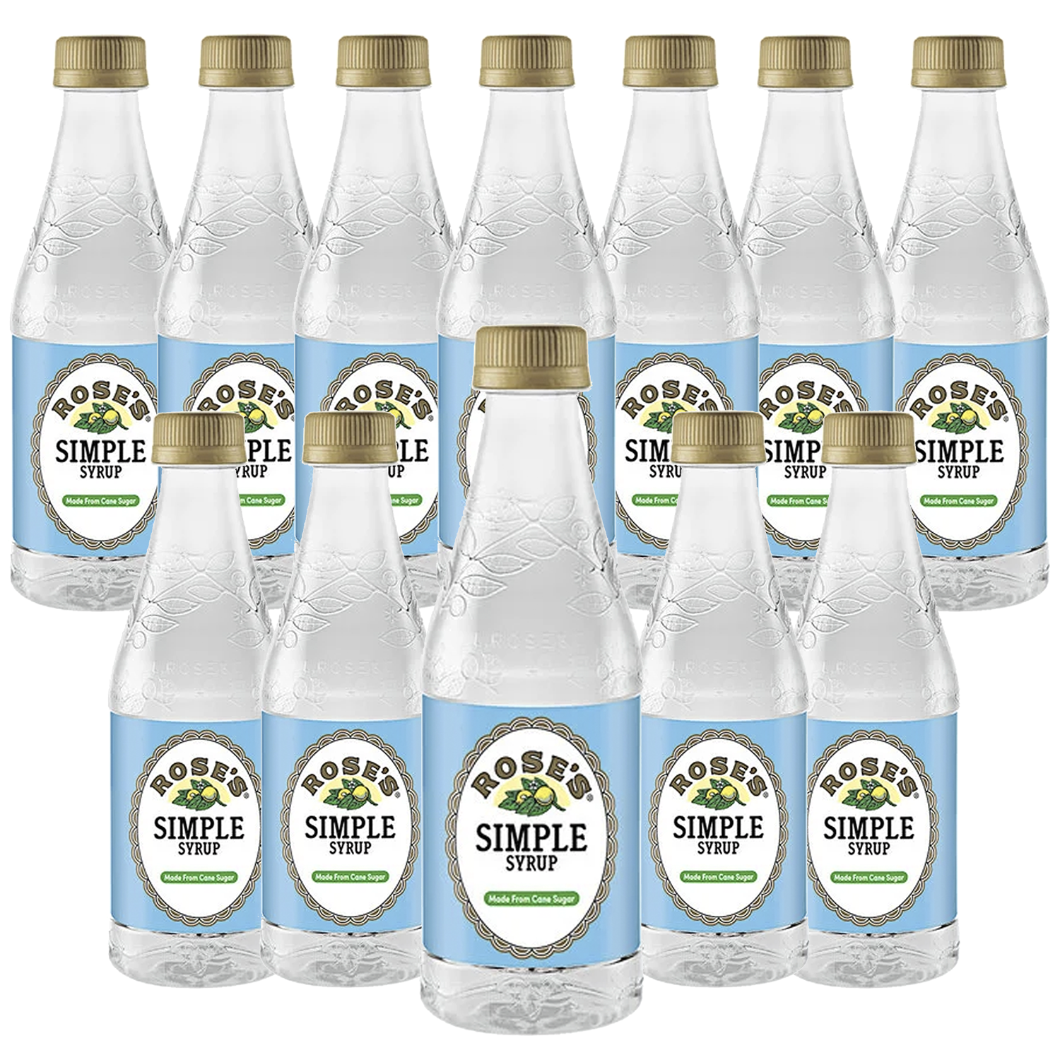 Rose’s Sweetened Simple Syrup 12 OZ Bottle, | Perfect for Cocktails, Beverages, and Mixers - GoDpsMusic