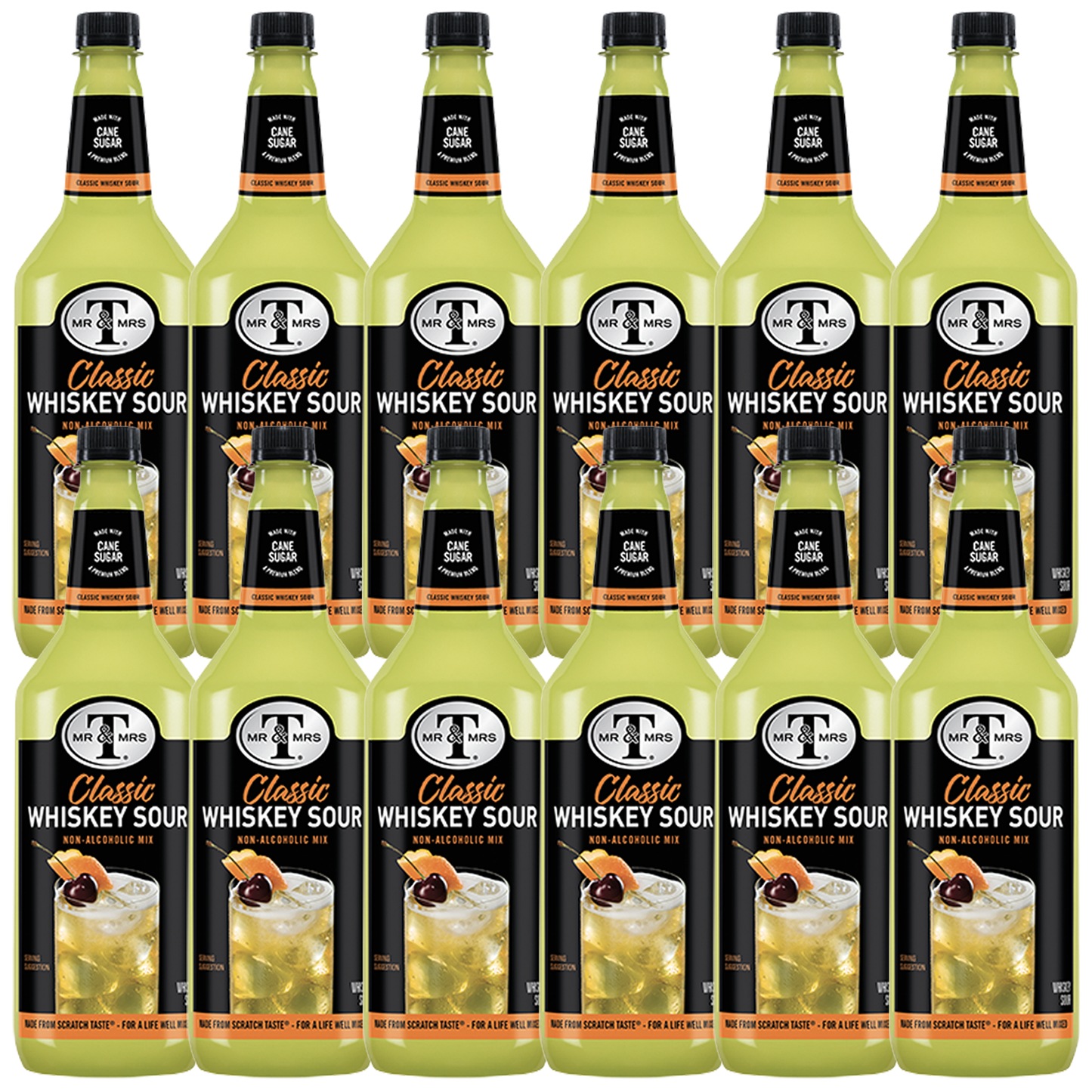 Mr & Mrs T Whiskey Sour Mix , 1L Bottle