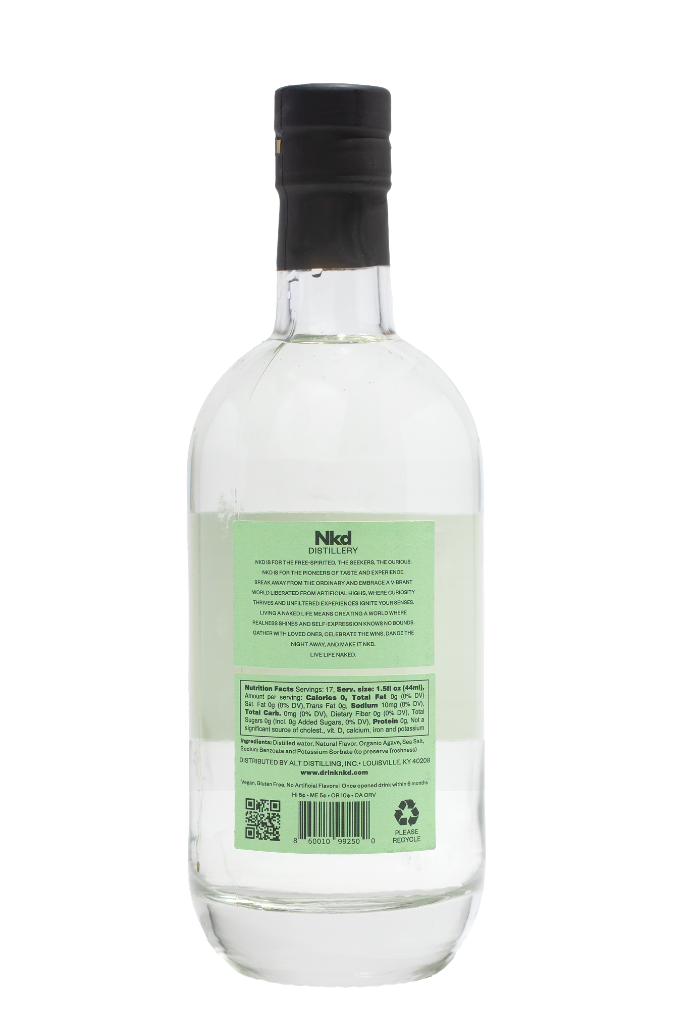 Nkd Distillery Tequila Alternative Premium Q Mixers Sparkling Grapefruit Non-Alcoholic Spirit - Zero Alcohol - Perfect Margarita or Paloma Alcohol Free Substitute - GoDpsMusic