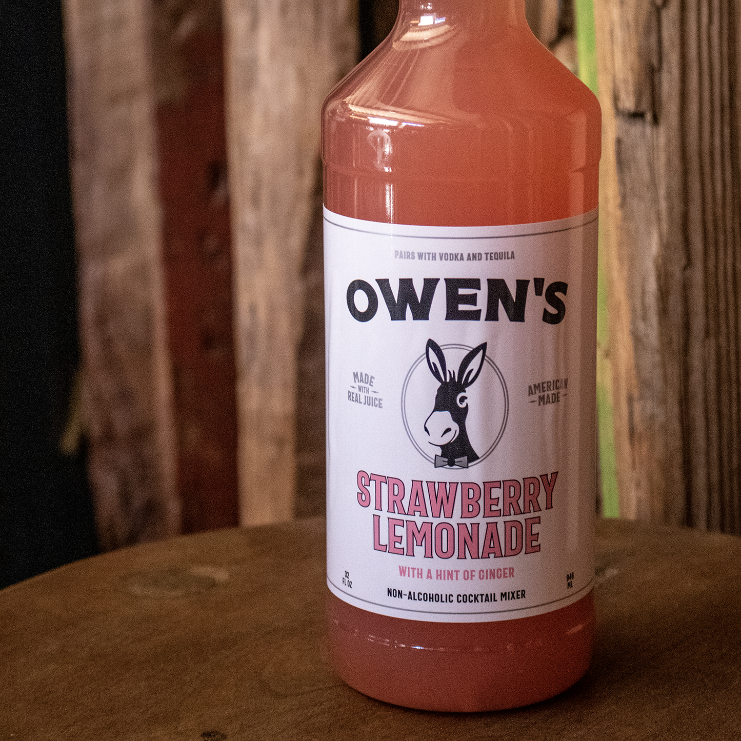 Owen’s Craft Mixers Live Nation Exclusive Strawberry Lemonade | Handcrafted in USA | Premium Ingredients | Vegan & Gluten-Free Soda Mocktail & Cocktail Mixer - GoDpsMusic