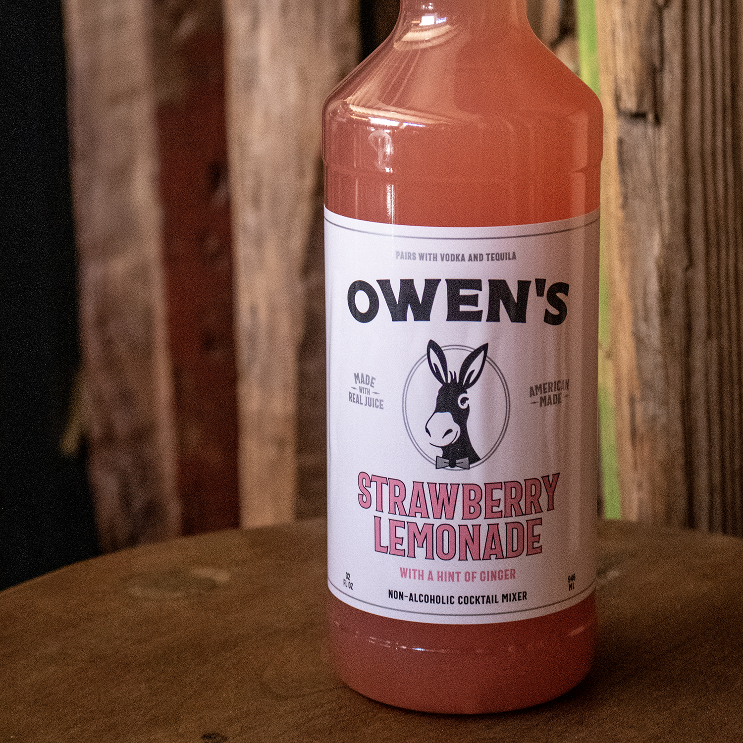 Owen’s Craft Mixers Live Nation Exclusive Strawberry Lemonade | Handcrafted in USA | Premium Ingredients | Vegan & Gluten-Free Soda Mocktail & Cocktail Mixer - GoDpsMusic