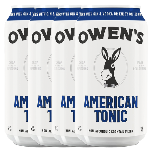 Owen’s Craft Mixers American Tonic Handcrafted in the USA with Premium Ingredients Vegan & Gluten-Free Soda Mocktail and Cocktail Mixer - GoDpsMusic