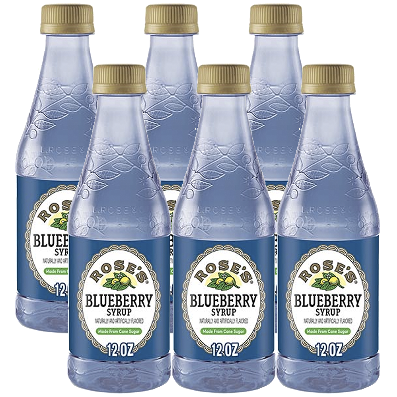 Rose’s Sweetened Blueberry Syrup 12 OZ Bottle, | Perfect for Cocktails, Beverages, and Mixers - GoDpsMusic