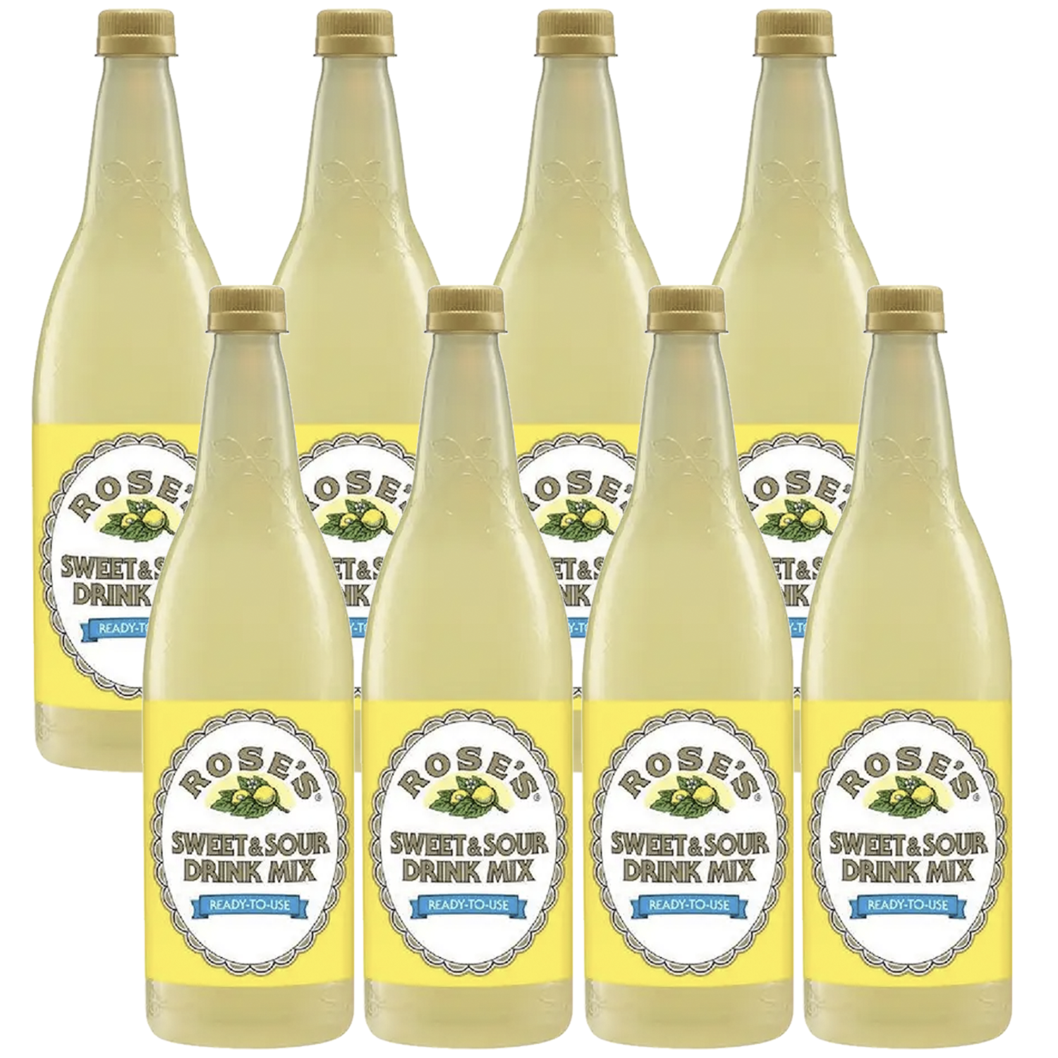 Rose’s Sweetened Sweet & Sour Syrup 1 Liter Bottle, | Perfect for Cocktails, Beverages, and Mixers - GoDpsMusic