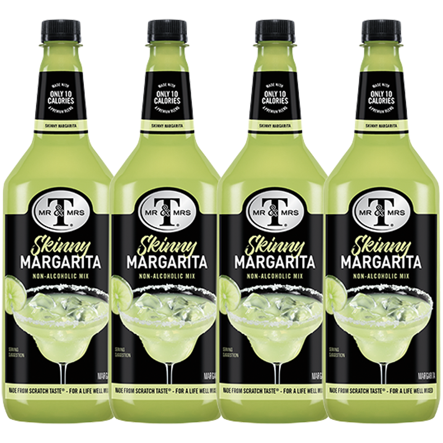 Mr & Mrs T Skinny Margarita, 1L Bottle, – Premium Cocktail Mixer for Margaritas, Ready to Use - GoDpsMusic