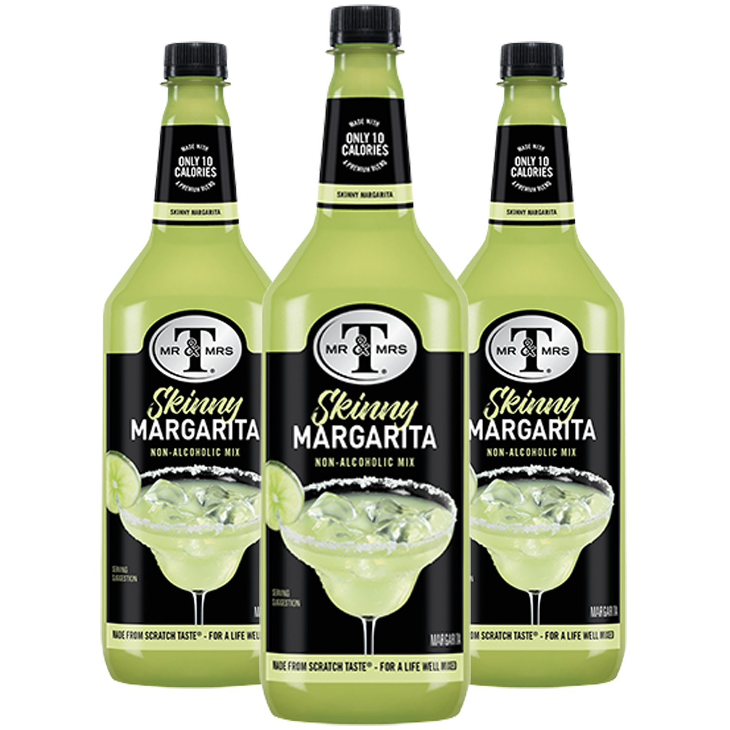 Mr & Mrs T Skinny Margarita, 1L Bottle, – Premium Cocktail Mixer for Margaritas, Ready to Use - GoDpsMusic