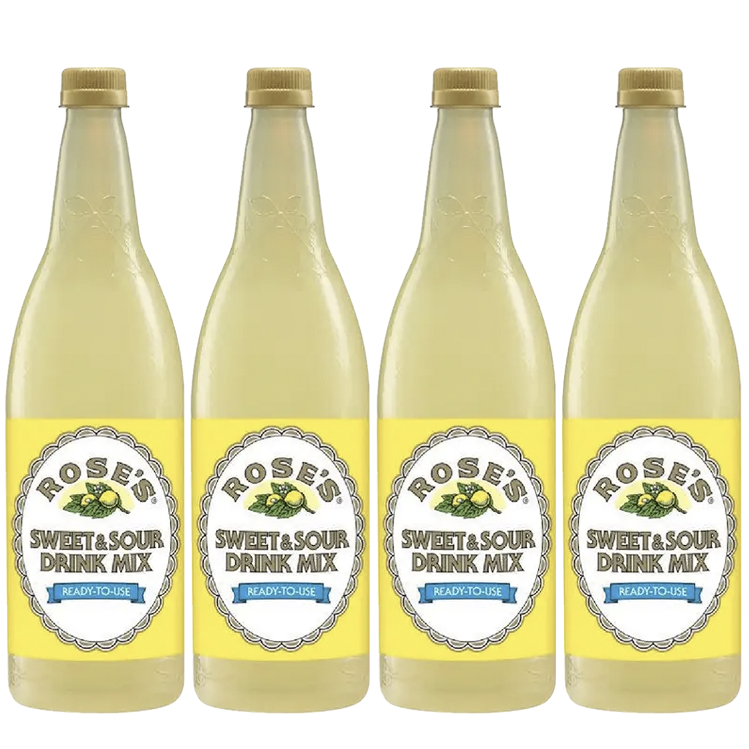 Rose’s Sweetened Sweet & Sour Syrup 1 Liter Bottle, | Perfect for Cocktails, Beverages, and Mixers - GoDpsMusic