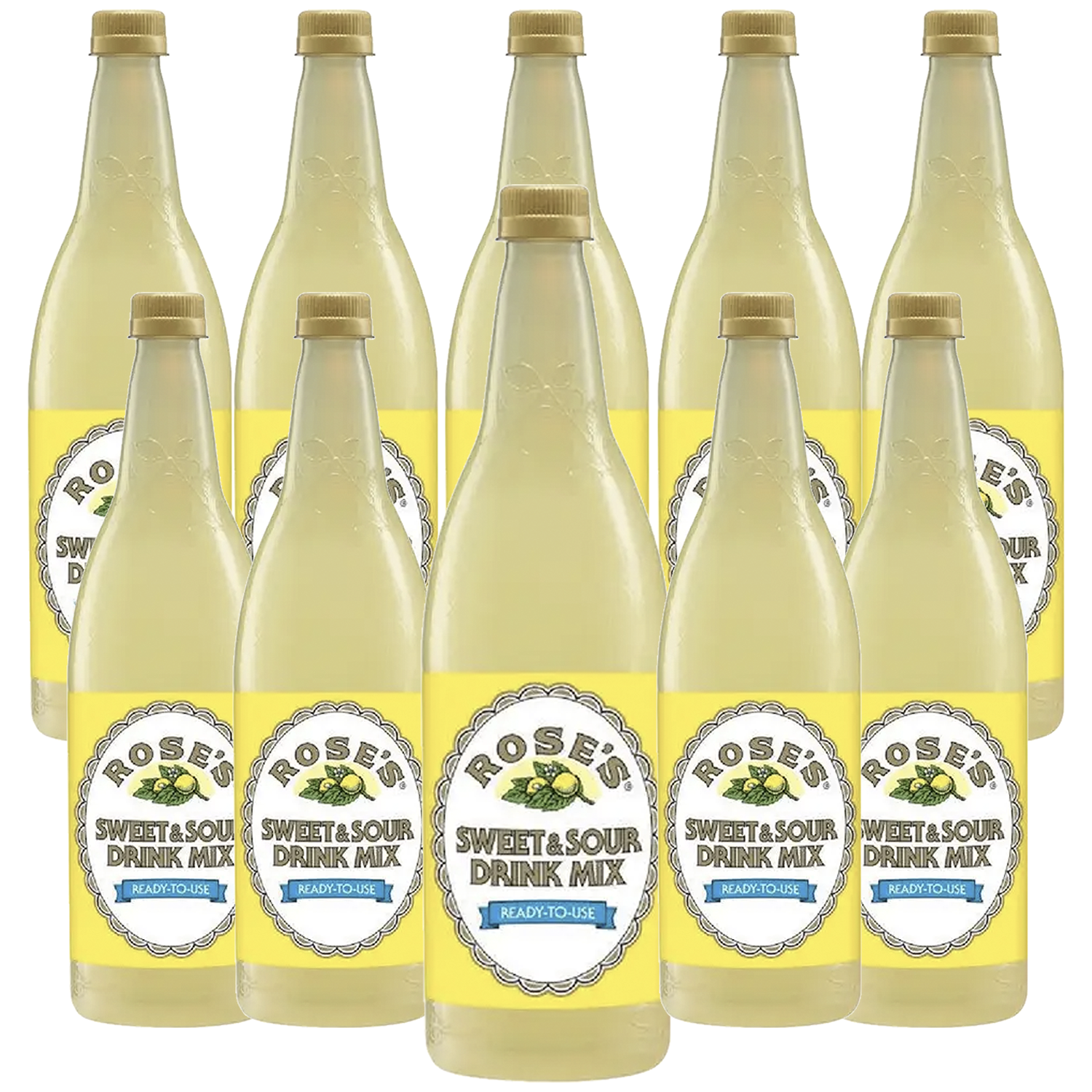 Rose’s Sweetened Sweet & Sour Syrup 1 Liter Bottle, | Perfect for Cocktails, Beverages, and Mixers - GoDpsMusic