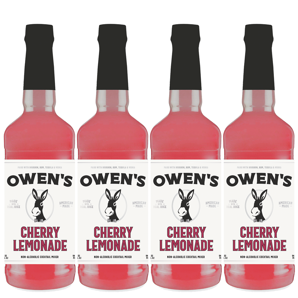 Owen’s Craft Mixers Live Nation Exclusive Cherry Lemonade | Handcrafted in USA | Premium Ingredients | Vegan & Gluten-Free Soda Mocktail & Cocktail Mixer - GoDpsMusic