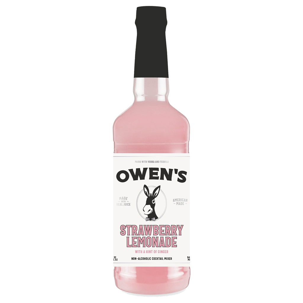 Owen’s Craft Mixers Live Nation Exclusive Strawberry Lemonade | Handcrafted in USA | Premium Ingredients | Vegan & Gluten-Free Soda Mocktail & Cocktail Mixer - GoDpsMusic