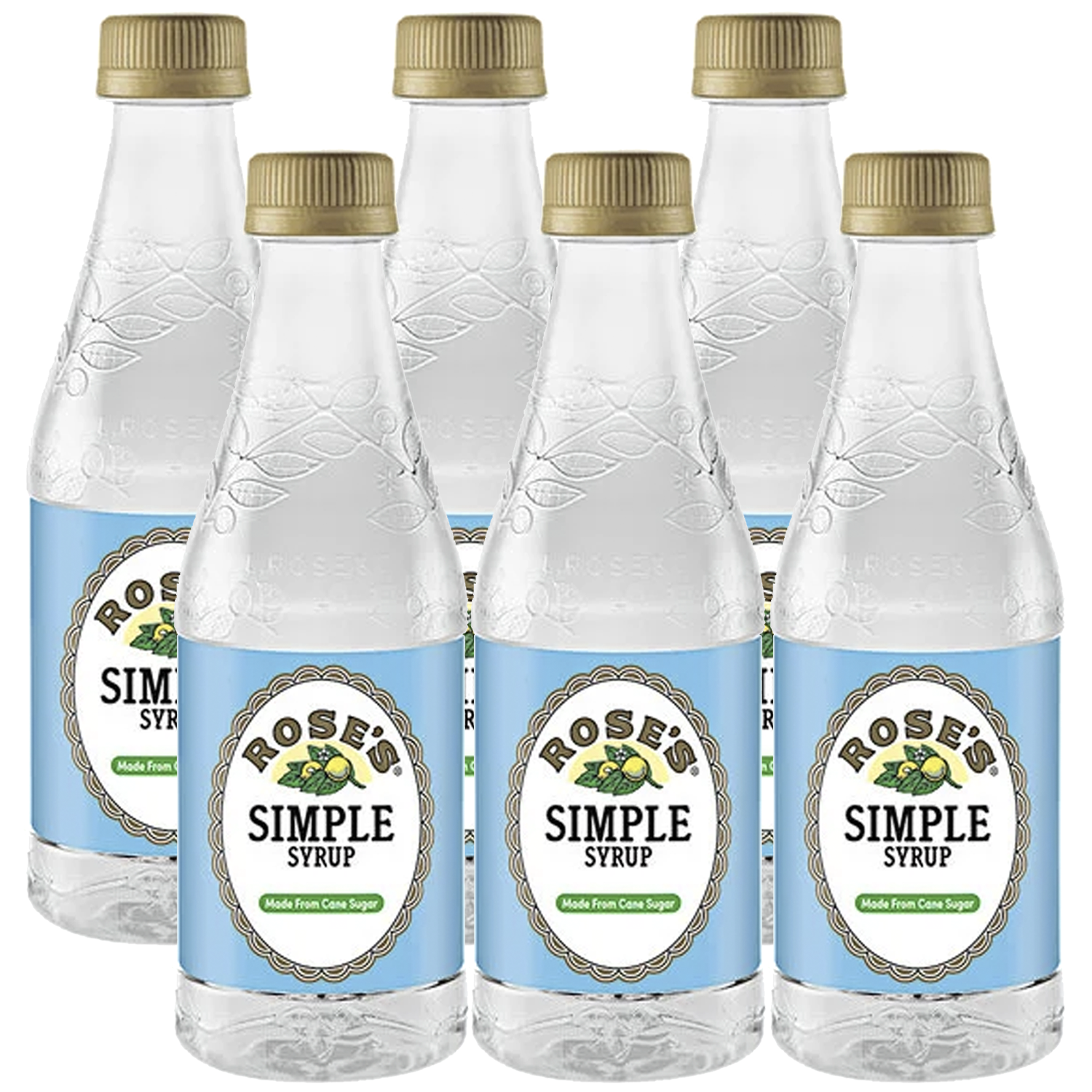 Rose’s Sweetened Simple Syrup 12 OZ Bottle, | Perfect for Cocktails, Beverages, and Mixers - GoDpsMusic