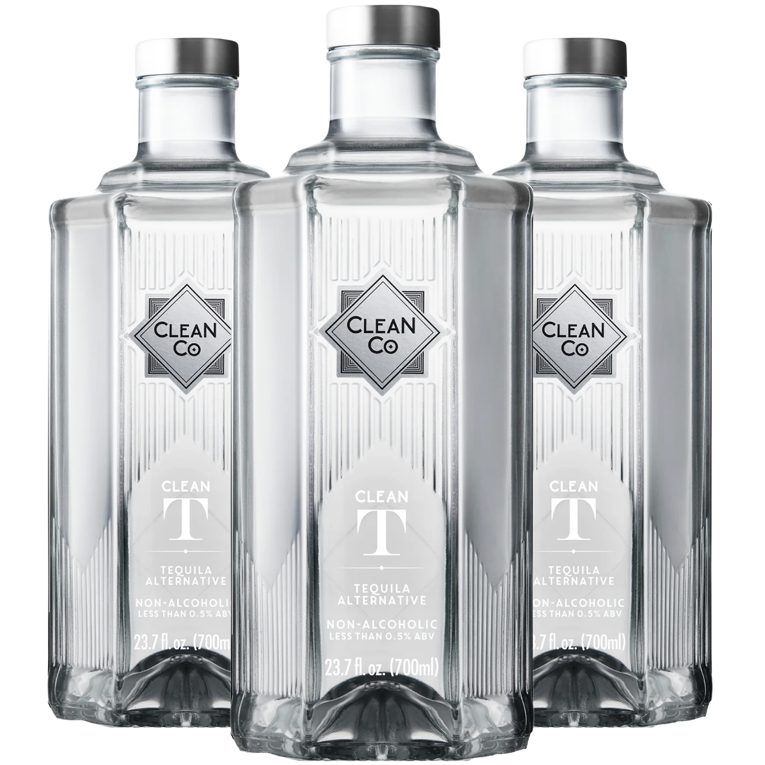 Clean Co Non-Alcoholic Tequila Alternative 700ml Bottle  | Made in England | Premium Alcohol-Free Spirit | Sugar Free, Gluten Free Spirits - GoDpsMusic