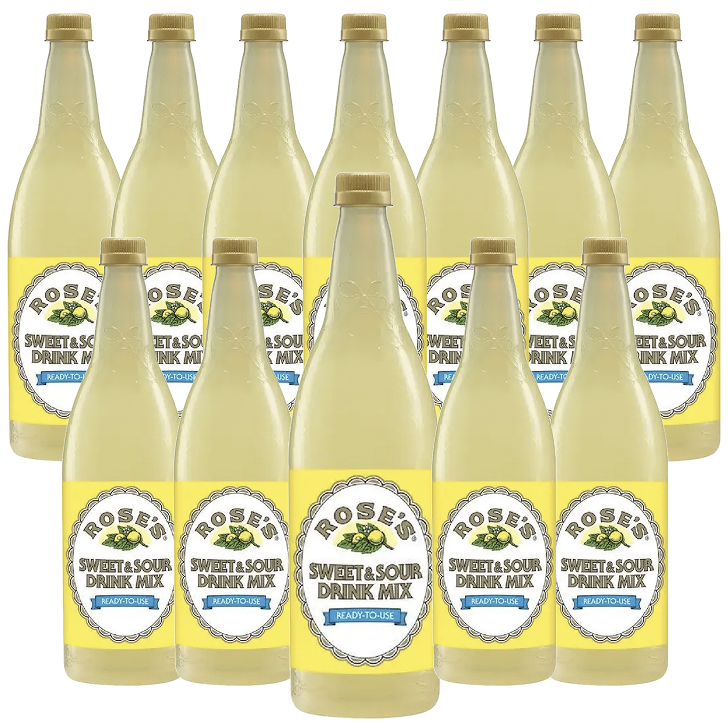 Rose’s Sweetened Sweet & Sour Syrup 1 Liter Bottle, | Perfect for Cocktails, Beverages, and Mixers - GoDpsMusic