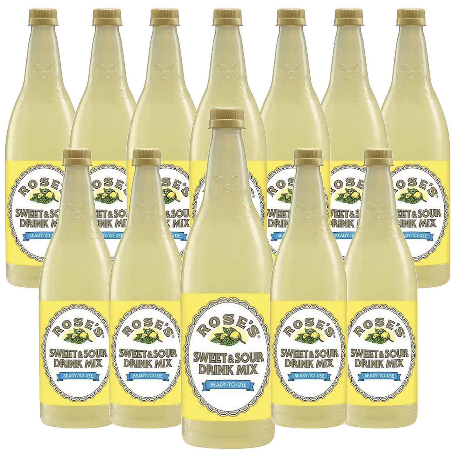 Rose’s Sweetened Sweet & Sour Syrup 1 Liter Bottle, | Perfect for Cocktails, Beverages, and Mixers - GoDpsMusic